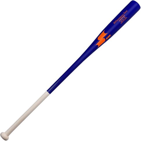 SSK Z9 Professional Edge Comp Coaches Wood Fungo Bat 33" 35" 37" - Baseball & Softball – 22+ Colors - 60 Day Warranty (33", Natural/Royal/Orange) in Saudi Arabia