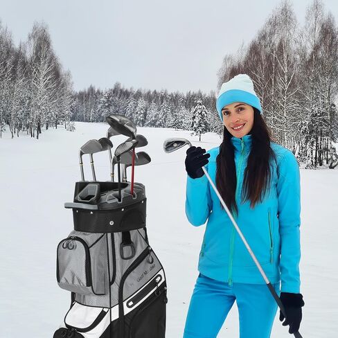 NUOBESTY Golf Cart Bag for Men - 14 Way Organizer Divider with Multiple Pockets - Waterproof Golf Club Bag for Cart Use Outdoor Equipment in Saudi Arabia