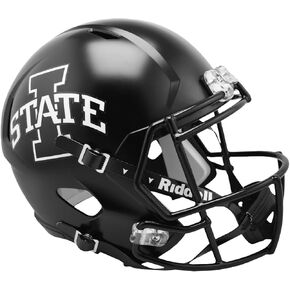 Riddell Iowa State Cyclones Matte Black Full Size Replica Speed Football Helmet in Saudi Arabia