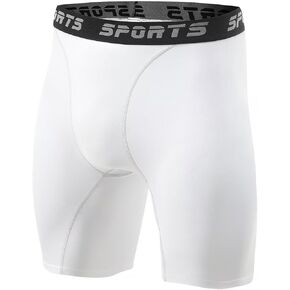 شورت رجالي مضغوط مضاد للغضب، ملابس داخلية رياضية للجري، شورت بطبقة أساسية لكرة القدم وركوب الدراجات والجيم، ودعم العضلات in Kuwait
