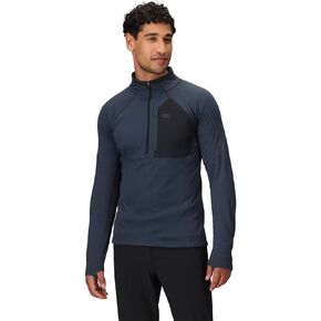 صوف Deviator للرجال من Outdoor Research بنصف سحاب | نسيج منظم لدرجة الحرارة، ماص للرطوبة، عامل حماية من الأشعة فوق البنفسجية 30+ in Kuwait