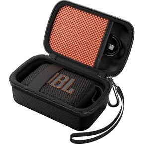 حافظة سفر ProCase صلبة لهاتف JBL Go 4 2025/ Go 3/ Go 3 Eco Ultra مكبر صوت، صندوق حمل محمول مقاوم للماء لمكبر صوت JBL الصغير وملحقاته، حقيبة تخزين مع جيب شبكي وحزام معصم - أزرق in Kuwait