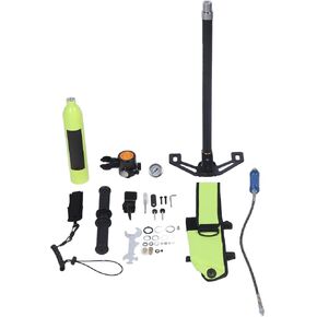 Underwater Breathing Diving Kit, Diving Kit 0.5L 5‑10 Minutes Three Layer Filtration Underwater Breathing with Breathing Valve Pressure Gauge Air Pump in Kuwait