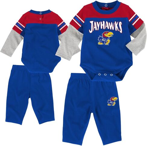 Outerstuff NCAA Boys Halfback Long Sleeve Onesie and Pant Set in Saudi Arabia