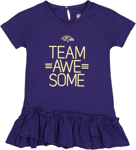 مجموعة Outerstuff NFL Girls Youth 2pc Team Awesome Dress Top وبنطلون سفلي (4-6X) in Saudi Arabia
