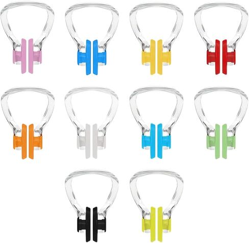10 Silicone Nose Clips for Swimming, Waterproof Nose Plugs for Aquatic Activities in Saudi Arabia