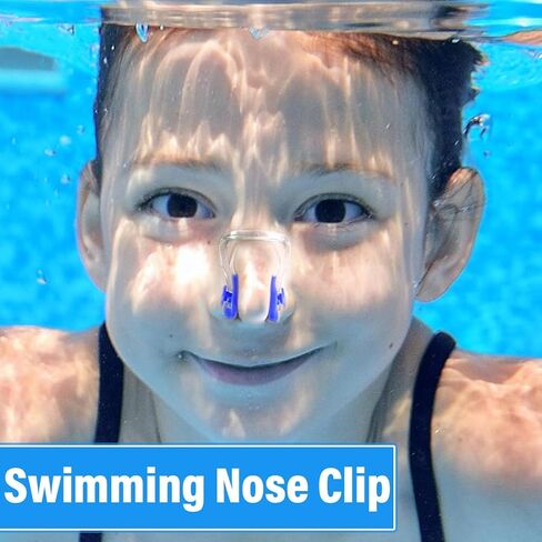10 Silicone Nose Clips for Swimming, Waterproof Nose Plugs for Aquatic Activities in Saudi Arabia