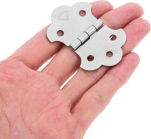 مجموعة واحدة من مفصلات صندوق Toyvian مع مفصلات بوابة براغي وإكسسوارات شديدة التحمل قطعة خلفية معدنية مفصلات فراشة صغيرة مفصلات حالة الجيتار مفصلات جيتار تركيبات نحاسية مكون على شكل صندوق in Kuwait