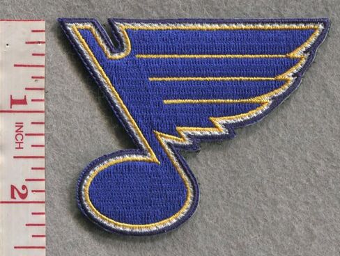 Official Licensed St. Louis Blues NHL Team Hook Patch (Small) (V elcro Patch - NOT Iron On) (License Reseller) - by HEDiGEAR in Saudi Arabia