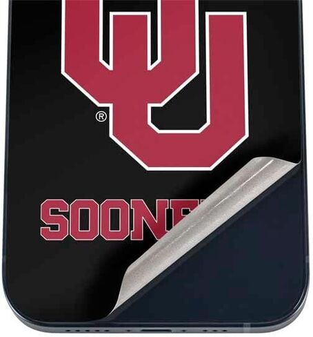 Skinit Decal Phone Skin Compatible with iPhone 17 Pro Max - Officially Licensed University of Oklahoma Sooners Black Design in Saudi Arabia
