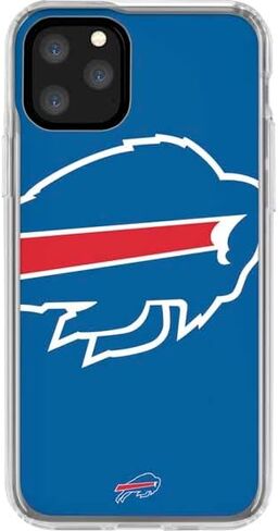 حافظة هاتف Skinit الشفافة متوافقة مع iPhone 11 Pro - تصميم شعار كبير مرخص رسميًا من NFL Buffalo Bills in Saudi Arabia