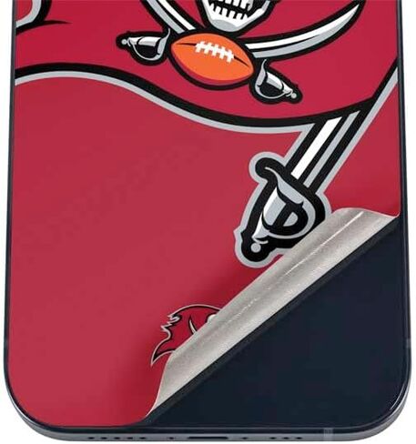 ملصق هاتف Skinit متوافق مع iPhone 17 Pro Max - تصميم شعار كبير مرخص رسميًا من NFL Tampa Bay Buccaneers in Saudi Arabia