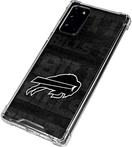 Skinit Clear Phone Case Compatible with Galaxy Note20 5G - Officially Licensed NFL Buffalo Bills Black & White Design in Saudi Arabia