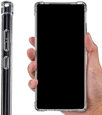 Skinit Clear Phone Case Compatible with Galaxy Note20 5G - Officially Licensed NFL Buffalo Bills Black & White Design in Saudi Arabia
