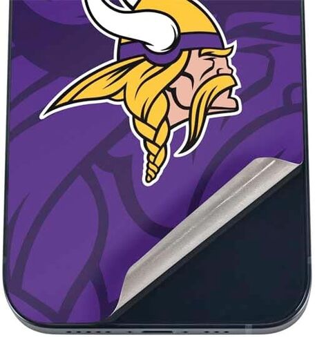 Skinit Decal Phone Skin Compatible with iPhone 17 - Officially Licensed NFL Minnesota Vikings Double Vision Design in Saudi Arabia