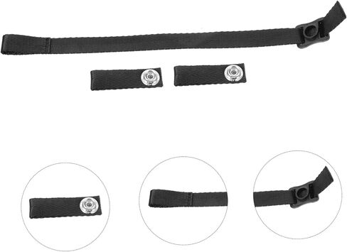Polyester Hockey Helmet Chin Strap Replacement Lightweight Breathable Chin Straps with Buckle for Ice Hockey Ski Baseball Helmets and Comfortable Sports Accessory in Saudi Arabia