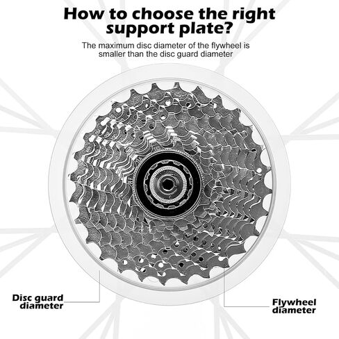 POPETPOP Bike Flywheels Cover 5.31 Inch Transparent Spoke Protector Lightweight Road Folding Bicycle Wheel Guard Flywheel Disc Protection in Saudi Arabia