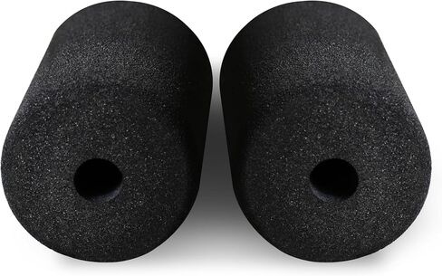 WF Athletic Supply Foam Foot Pads, Foam Roller for Gym Exercise Machines Equipment Replacements, Roller Pad for Leg Extension, PEC Deck Pads for Weight Bench, Sold by Pair (6" x 3.5" OD x 0.875" ID) in Saudi Arabia