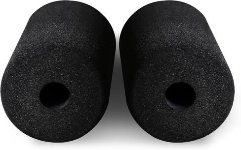 WF Athletic Supply Foam Foot Pads, Foam Roller for Gym Exercise Machines Equipment Replacements, Roller Pad for Leg Extension, PEC Deck Pads for Weight Bench, Sold by Pair (6" x 3.5" OD x 0.875" ID) in Saudi Arabia