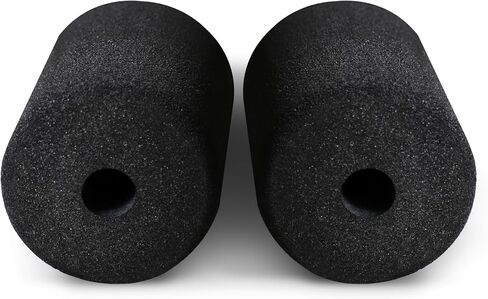 WF Athletic Supply Foam Foot Pads, Foam Roller for Gym Exercise Machines Equipment Replacements, Roller Pad for Leg Extension, PEC Deck Pads for Weight Bench, Sold by Pair (6" x 3.5" OD x 0.875" ID) in Saudi Arabia
