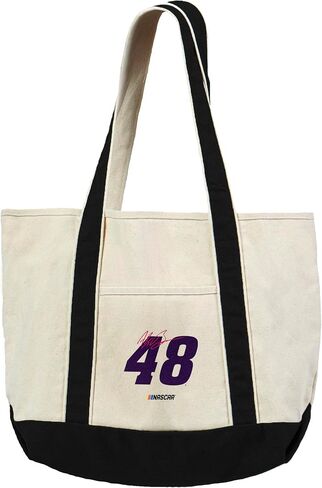 Northwest NASCAR Number Black Canvas Tote with Colored Strap in Saudi Arabia