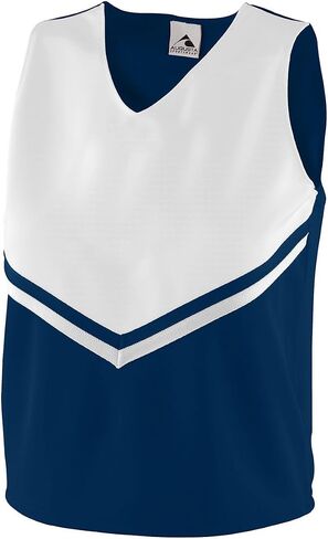 Augusta Sportswear Girls' X-Small 9111, Navy/White/White in Saudi Arabia