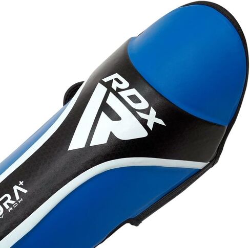 RDX Shin Guards for Kickboxing, MMA, Muay Thai Training, Maya Hide Leather Instep Pads for Sparring, Martial Arts, Gear for BJJ and Boxing in Saudi Arabia