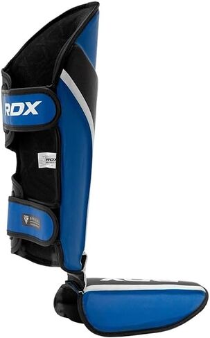 RDX Shin Guards for Kickboxing, MMA, Muay Thai Training, Maya Hide Leather Instep Pads for Sparring, Martial Arts, Gear for BJJ and Boxing in Saudi Arabia