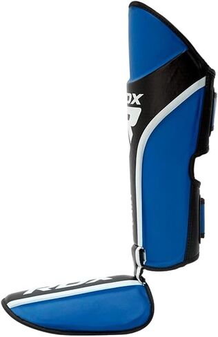 RDX Shin Guards for Kickboxing, MMA, Muay Thai Training, Maya Hide Leather Instep Pads for Sparring, Martial Arts, Gear for BJJ and Boxing in Saudi Arabia