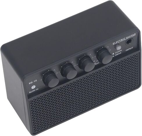 Asixxsix Electric Guitar Amp, 10W Portable Mini Amplifier with 6.35mm Input for Practice Desktop Backstage Use in Saudi Arabia