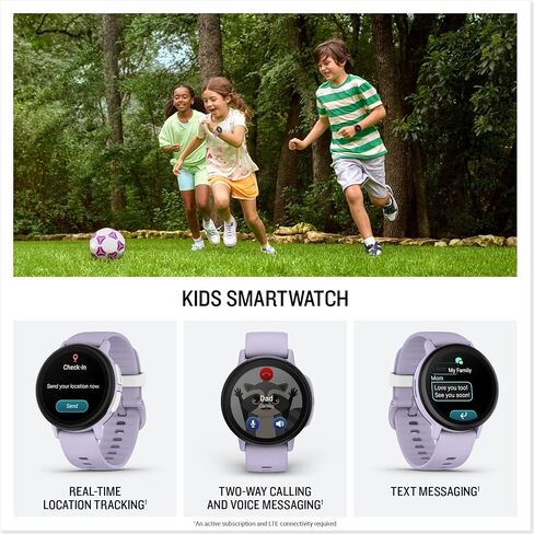 Garmin Bounce™ 2, Kids Smartwatch with Calling, Messaging and Location Tracking Features, Slate Gray in Saudi Arabia