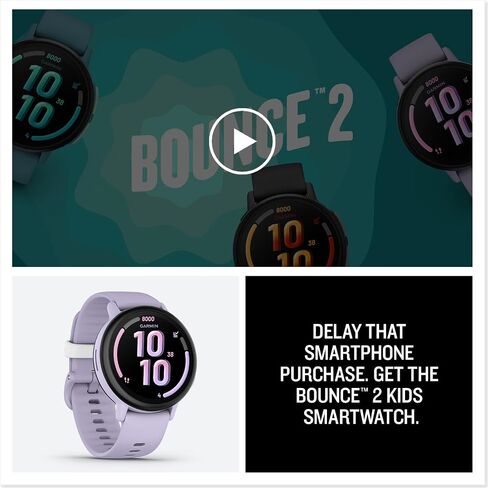 Garmin Bounce™ 2, Kids Smartwatch with Calling, Messaging and Location Tracking Features, Slate Gray in Saudi Arabia
