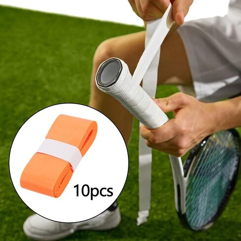 10x Racket Grip Tape Comfort Grip Universal PU Sweat Band Tennis Overgrip Tape for Fishing Rod Badminton Squash in Kuwait