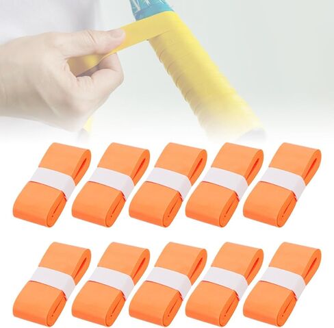 10x Racket Grip Tape Comfort Grip Universal PU Sweat Band Tennis Overgrip Tape for Fishing Rod Badminton Squash in Kuwait