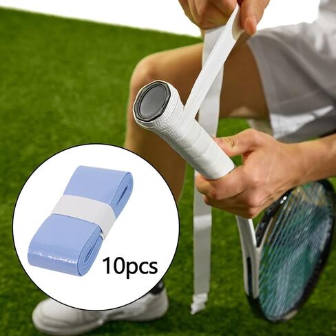 10x Racket Grip Tape Comfort Grip Universal PU Sweat Band Tennis Overgrip Tape for Fishing Rod Badminton Squash in Kuwait