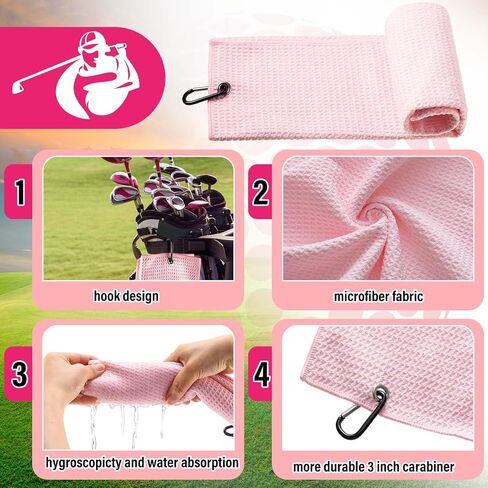 Liliful 12 Pcs Golf Accessories Kit, Include Golf Ball Bag with Hook Towel Tees Magnetic Ball Marker Divot Tool Cleaner Brush for Women Man Gifts in Saudi Arabia