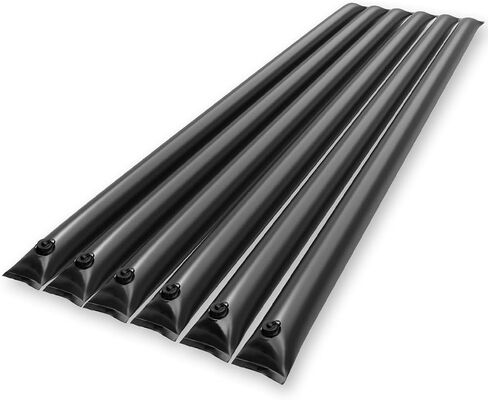 Pool Cover Weights Inground 8FT Water Tubes Cold-Resistant 0.7mm Leakproof Construction,Twist-Cap Water Bags for Secure Fit - Swimming Pool Water Bags for Winter Water Weights Black 12 Pack in Saudi Arabia