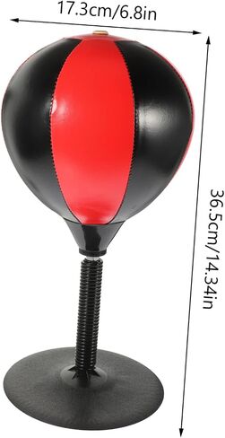 Toyvian 1 Set Tabletop Punching Bag for Office Relief Durable Relief with Suction Cup and Air Pump for Adults to Reduce Tension and Enhance Focus at Work Random Color in Saudi Arabia