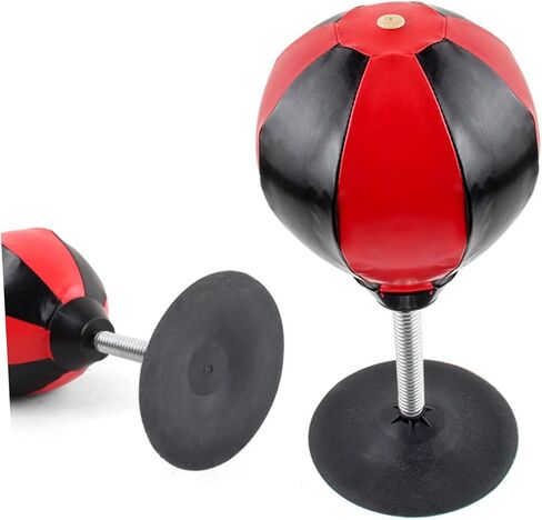 Toyvian 1 Set Tabletop Punching Bag for Office Relief Durable Relief with Suction Cup and Air Pump for Adults to Reduce Tension and Enhance Focus at Work Random Color in Saudi Arabia