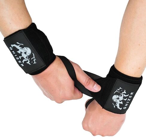 Wrist Straps for Weightlifting 18" – Gym Wrist Support for Men & Women, Elasticated Padded Wraps MMA, Kickboxing, Boxing & Powerlifting – Wrist Wraps for Pain, Lifting, Bench Press in Saudi Arabia