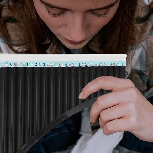 Alipis Tube Pan Flute C Key Musical Instrument for Beginners Portable Fixed-angle Panpipes with Rich Sound Easy to Play for Students and Music Lovers in Saudi Arabia