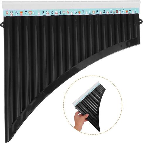 Alipis Tube Pan Flute C Key Musical Instrument for Beginners Portable Fixed-angle Panpipes with Rich Sound Easy to Play for Students and Music Lovers in Saudi Arabia