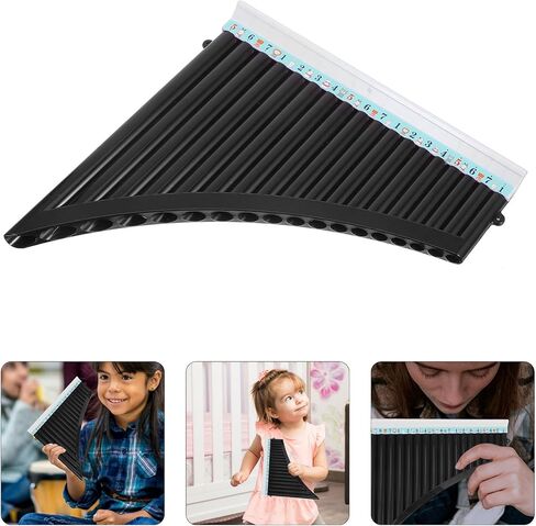 Alipis Tube Pan Flute C Key Musical Instrument for Beginners Portable Fixed-angle Panpipes with Rich Sound Easy to Play for Students and Music Lovers in Saudi Arabia