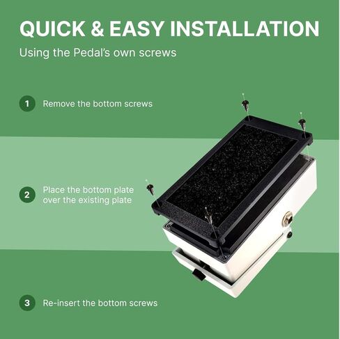 Bottom Plate for Boss Effects Pedal 4 Pack - Fits over rubber pad using original screws. in Saudi Arabia