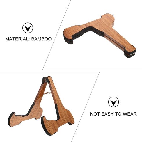 VICASKY Portable Guitar Stand Foldable Violin Holder Lightweight Reinforced Floor Bracket for Acoustic Bass Cello with Scratch Protection and Sturdy Construction in Kuwait