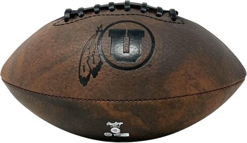 Rawlings Official NCAA Vintage Style Football, Youth Size, Utah Utes in Saudi Arabia
