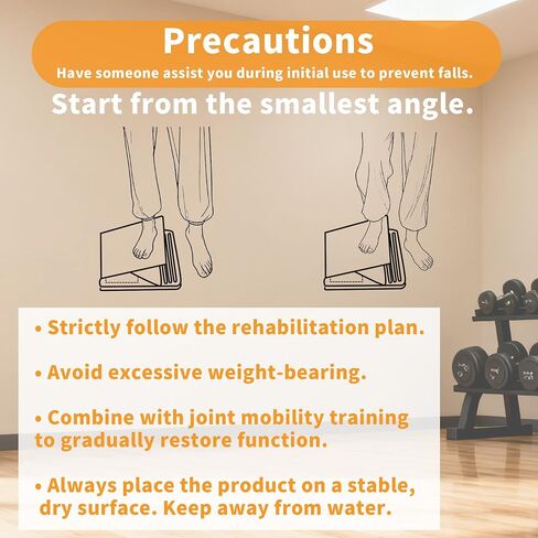 Adjustable 16.5"×12" Wooden Slant Board – 5-Angle Foldable Calf Stretcher & Squat Wedge for Home-Gym, Portable Incline Board, 350 lb Rated in Saudi Arabia