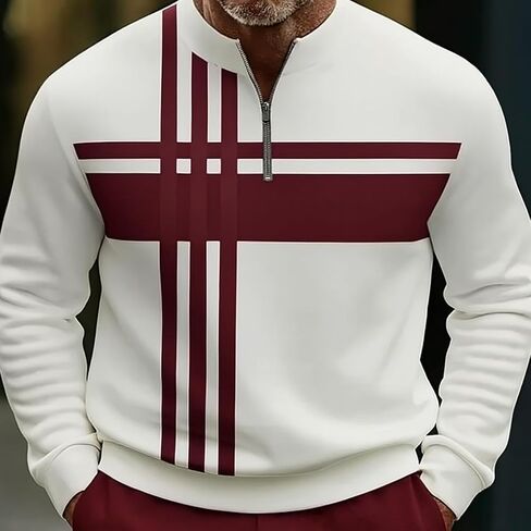 Men’s Tracksuit 2 Piece Set Athletic Sweat Suits Men Zip Up Jacket & Jogger Pants Casual Sport Outfit, Gym, Running in Saudi Arabia