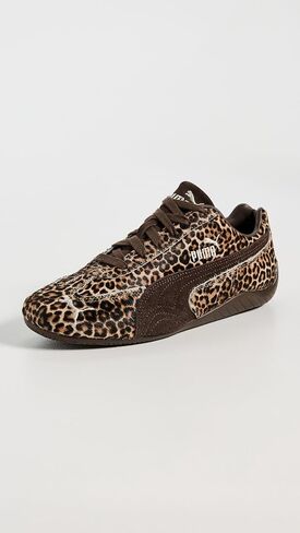 PUMA Womens Speedcat Wild Sneakers Shoes Casual - Brown in Saudi Arabia