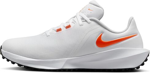 حذاء الجولف Nike Infinity G NN (FN0555-102، أبيض/أسود/برتقالي آمن) in Saudi Arabia